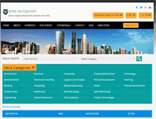 Tablet Screenshot of jobsinqatar.org