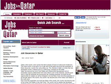 Tablet Screenshot of jobsinqatar.net